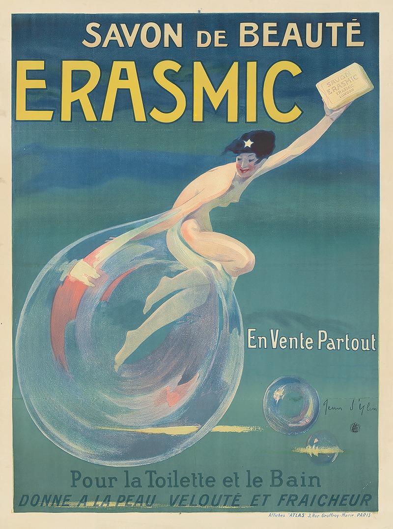Erasmic by Jean d'Ylen, 1912 — digital art print download