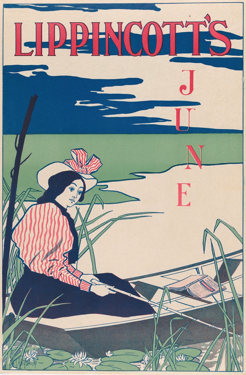 Lippincott's June by William Carqueville, 1895 — digital art print download