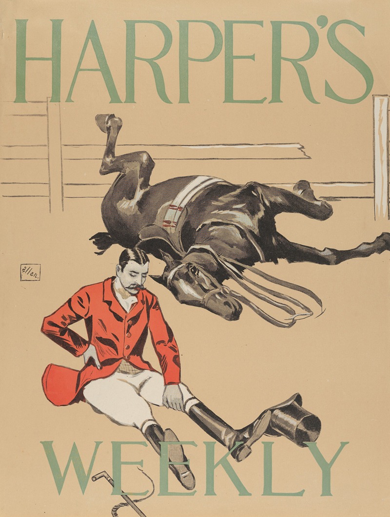 Harper's Weekly; November 12th by William Sullivant Vanderbilt Allen, 1894 — digital art print download