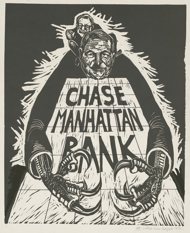 Chase Manhattan bank by Rachael Romero, 1976 — digital art print download