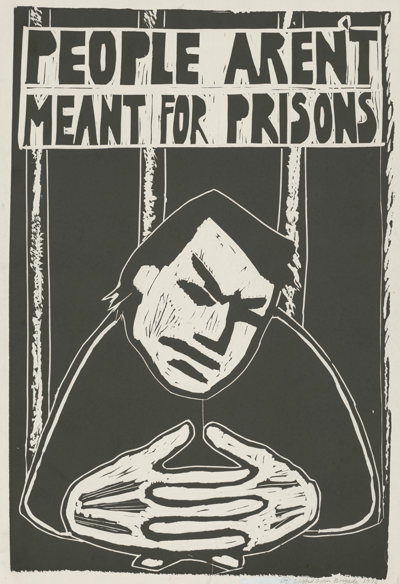 People aren't meant for prisons by Rachael Romero, 1976 — digital art print download