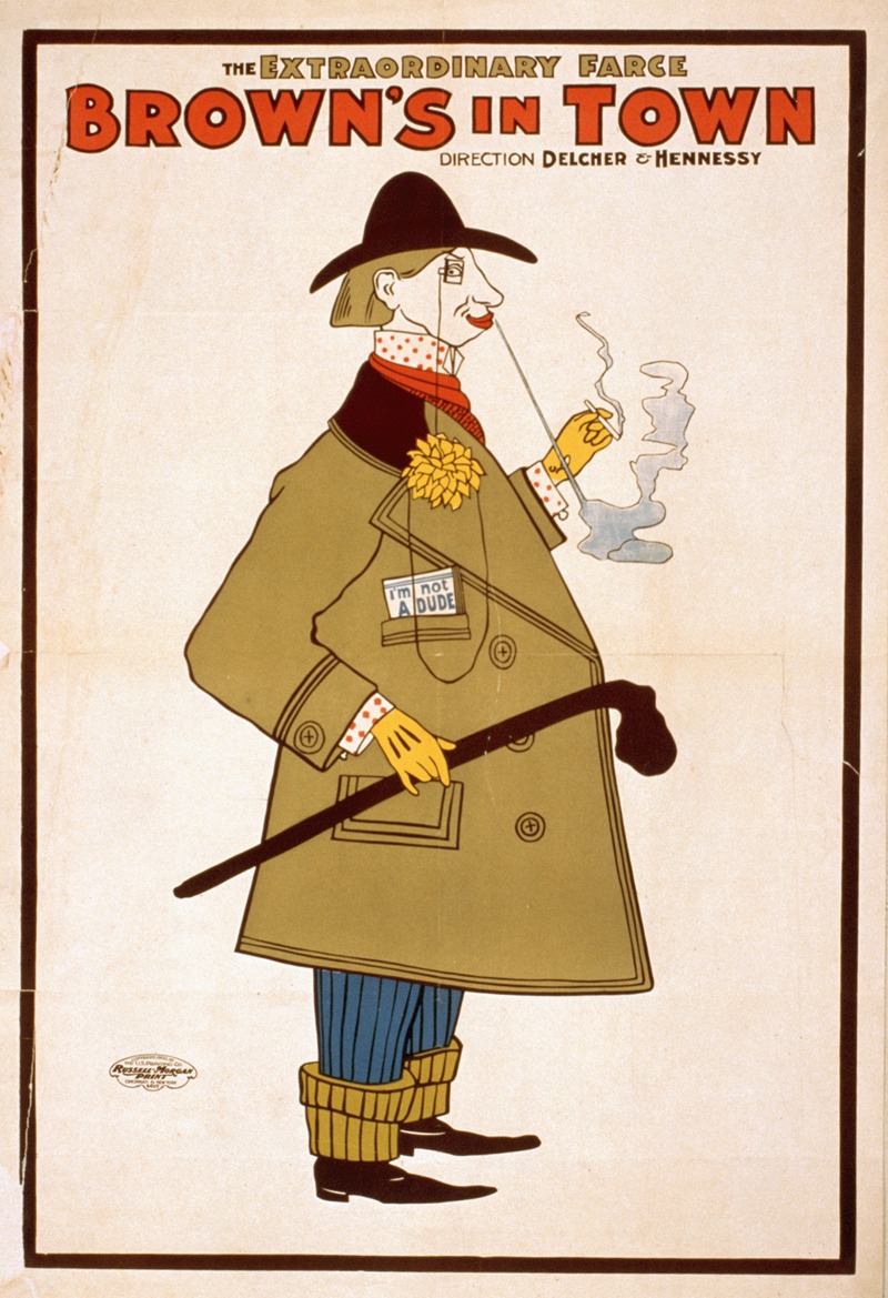 The extraordinary farce, Brown's in town — Аноним