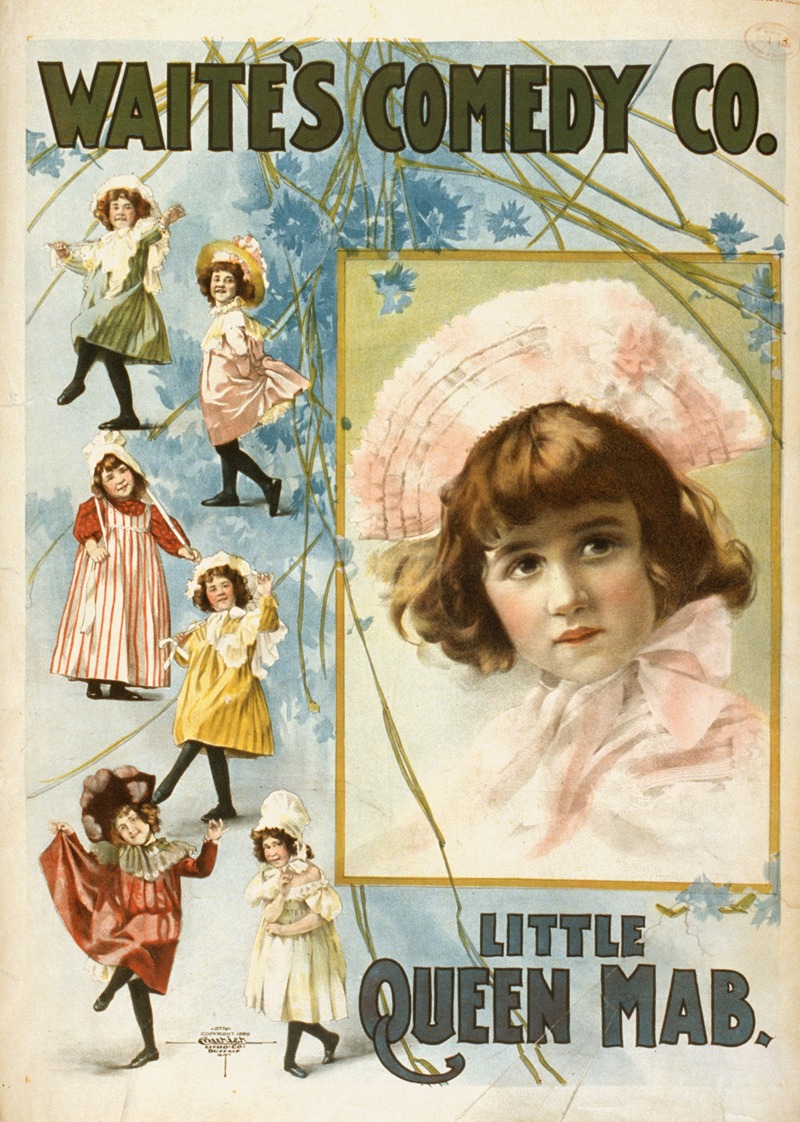 Little Queen Mab by Courier Litho. Co., 1899 — digital art print download
