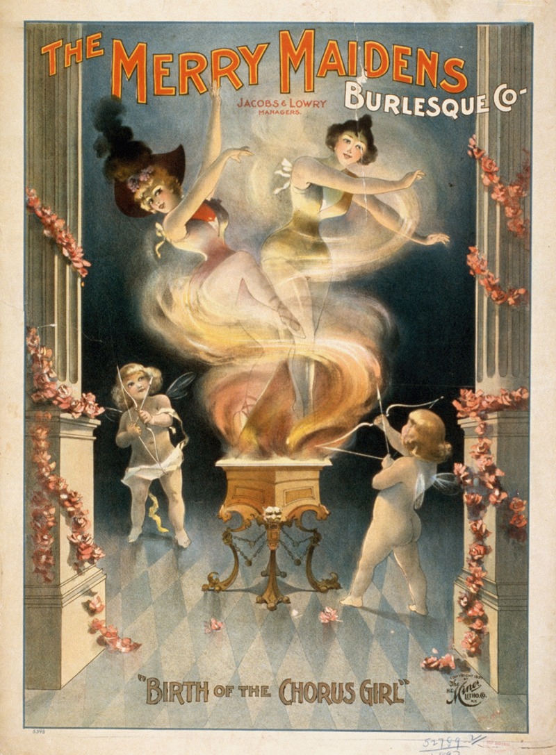 The Merry Maidens Burlesque Co. — H.C. Miner Litho. Co.