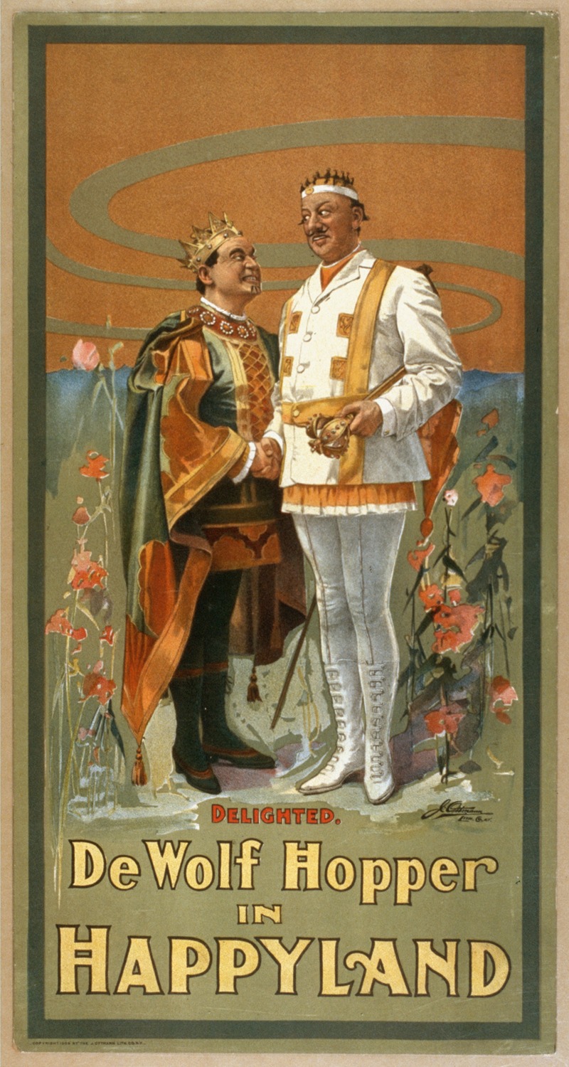De Wolf Hopper in Happyland by Дж. Оттманн Лит. Ко., 1905 — digital art print download