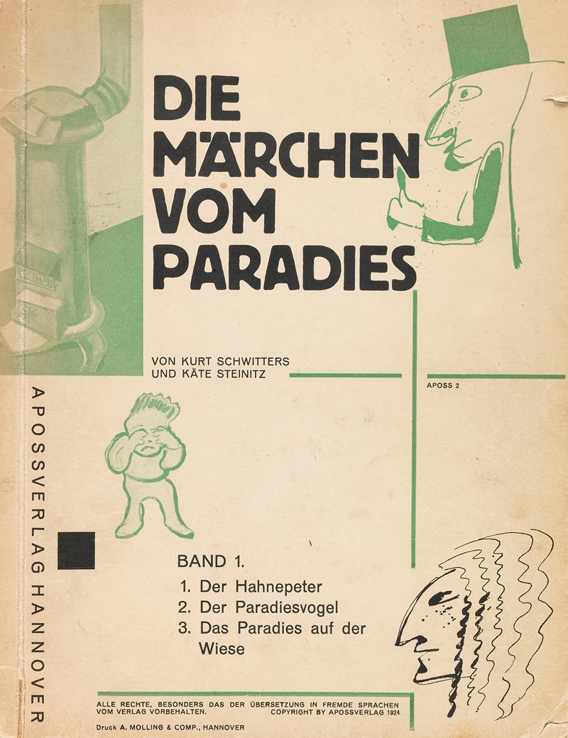 Die Märchen vom Paradies by Курт Швиттерс, 1927 — digital art print download