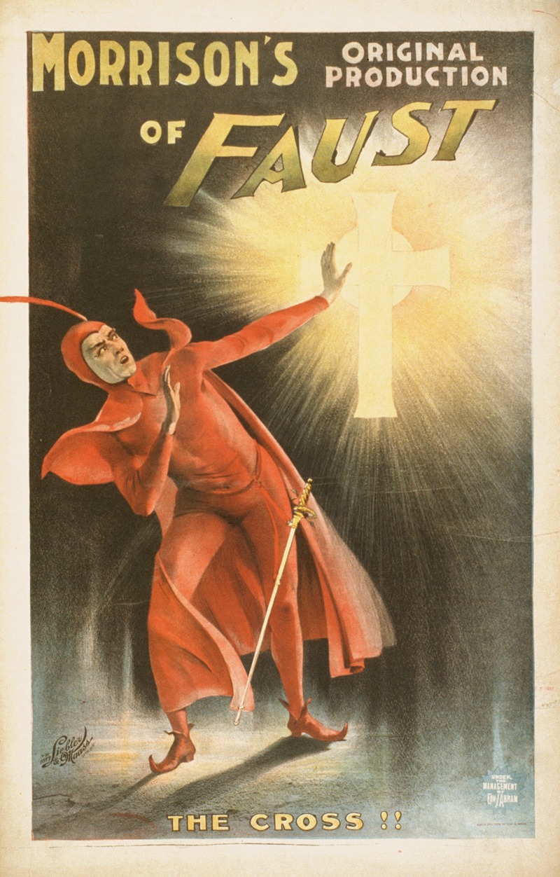 Morrison's original production of Faust — Liebler and Maass Lith.
