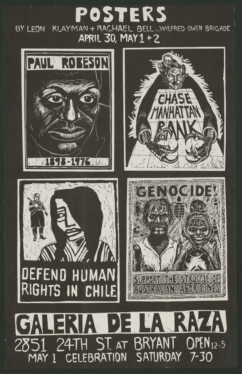 Posters by Leon Klayman and Rachael Bell — Rachael Romero