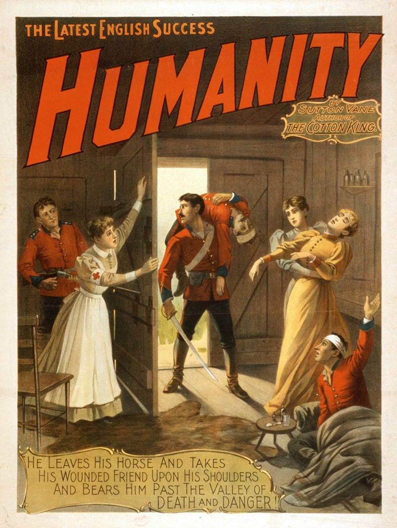 Humanity the latest English success — Strobridge & Co. Lith.