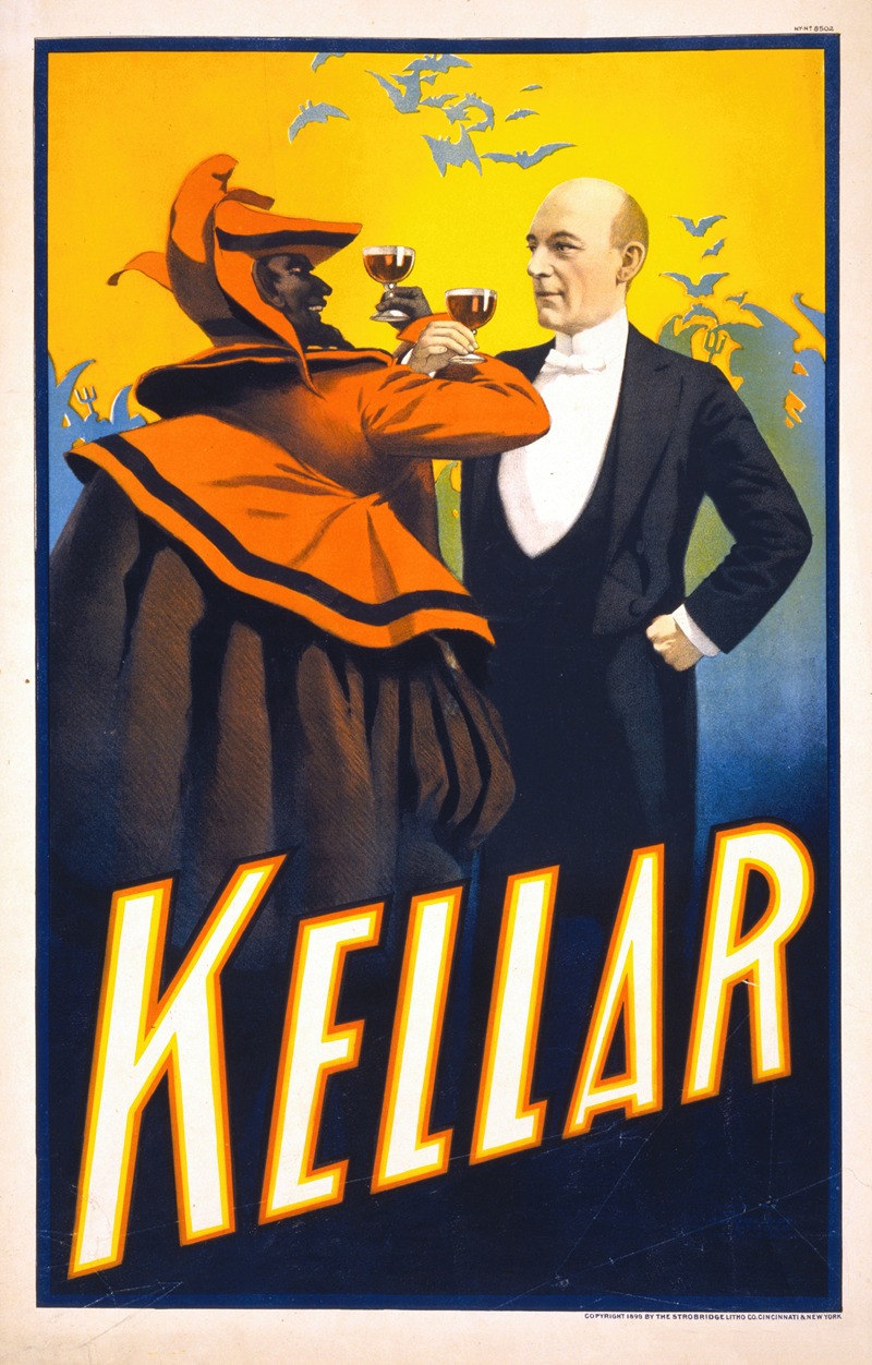 Kellar by Strobridge & Co. Lith., 1899 — digital art print download
