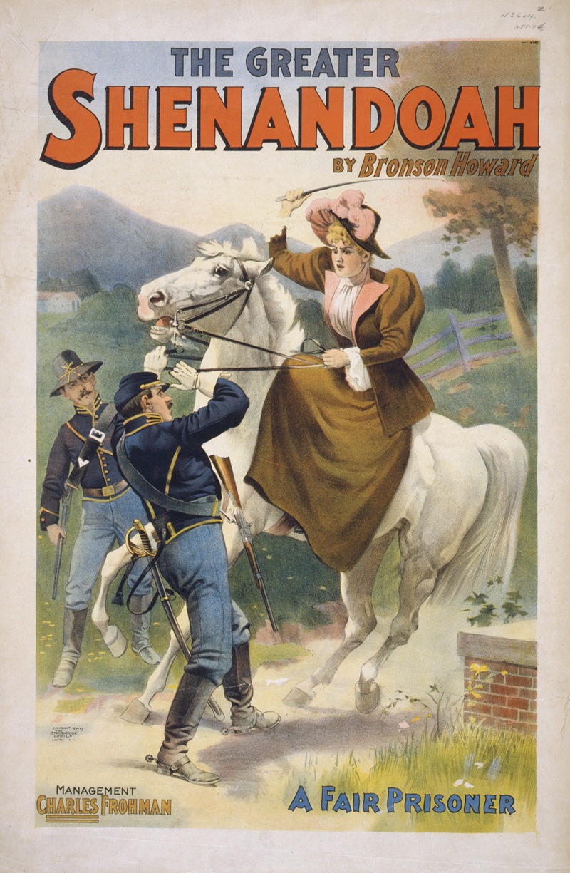 The Greater Shenandoah by Bronson Howard — Strobridge & Co. Lith.