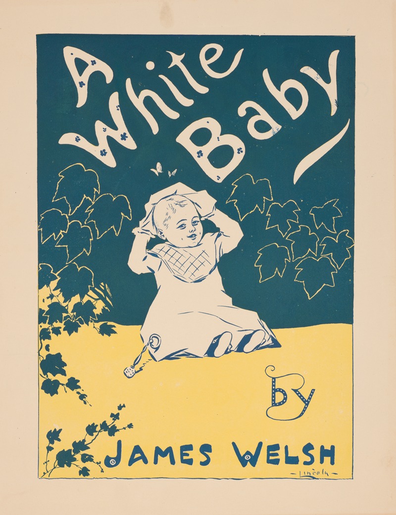 A white baby by James Welsh by A.W.B. Lincoln, 1895 — digital art print download