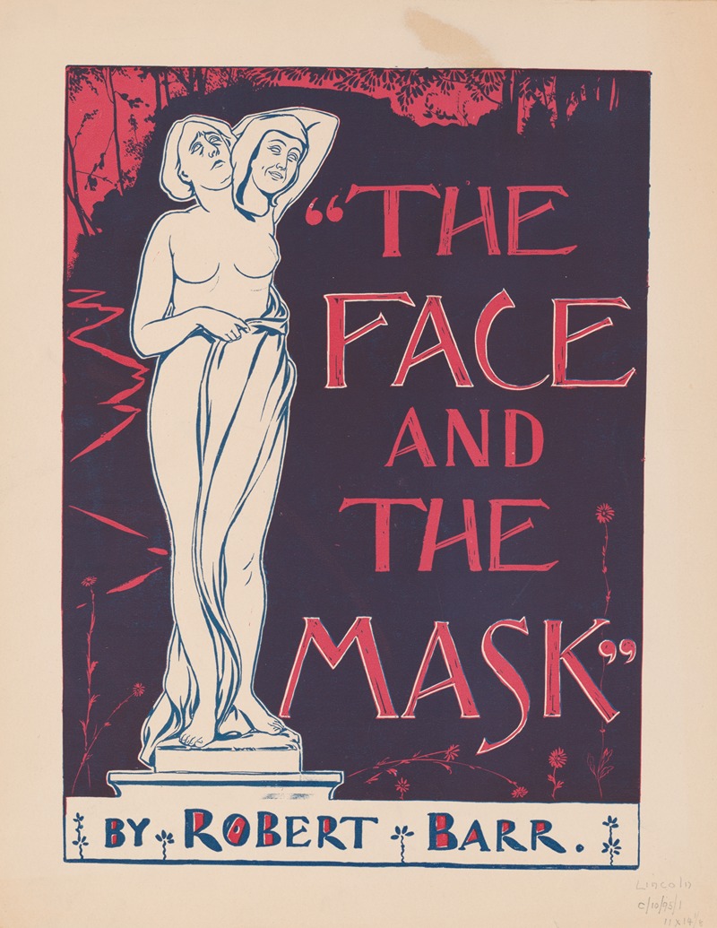 The face and the mask by Robert Barr by A.W.B. Lincoln, 1895 — digital art print download