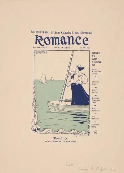 Romance for August by Abby E. Underwood, 1890 — digital art print download