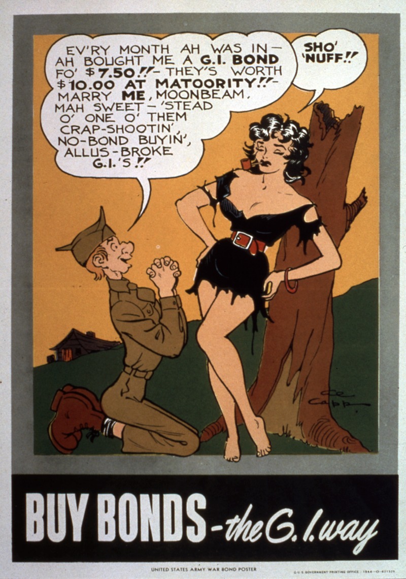 Buy bonds the G. I. way — Al Capp