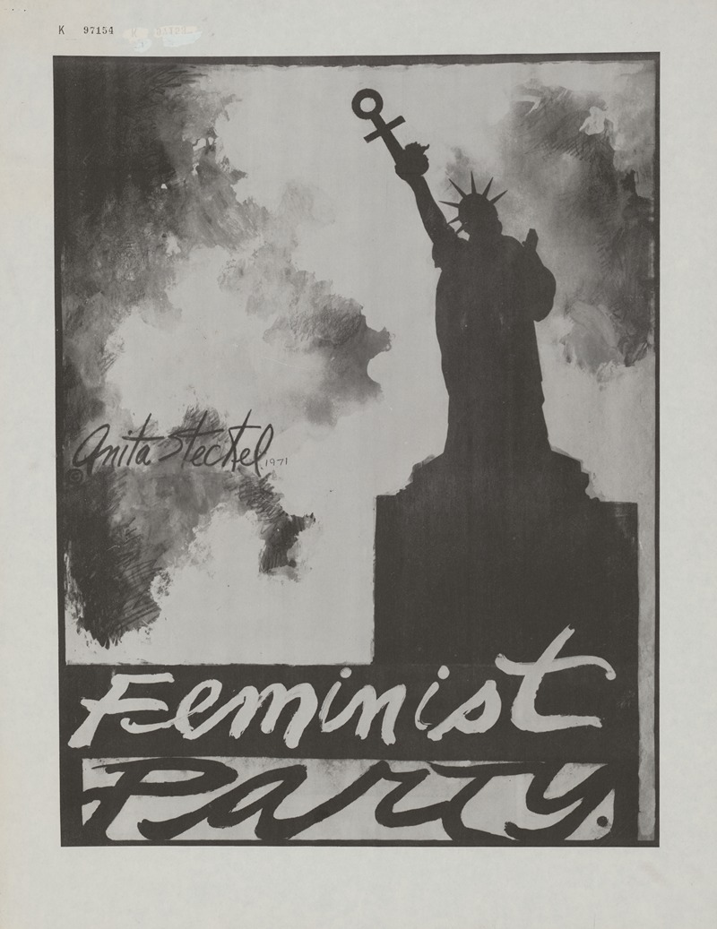 Feminist party by Anita Steckel, 1971 — digital art print download