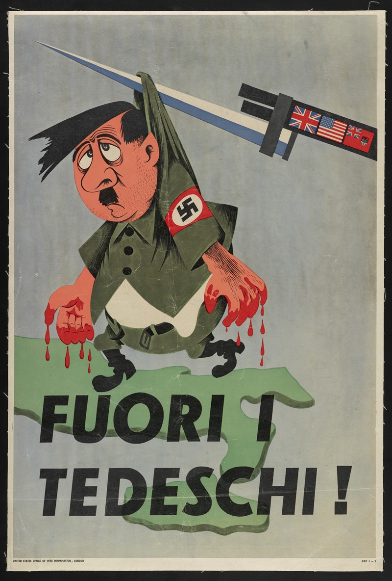Fuori i tedeschi! by Аноним, 1942 — digital art print download