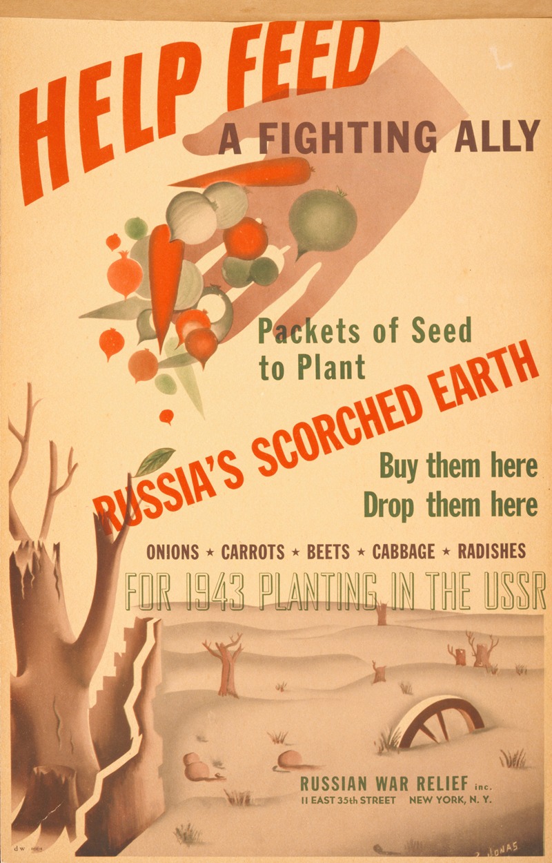 Help feed a fighting ally. Russia's scorched earth — Anonymous