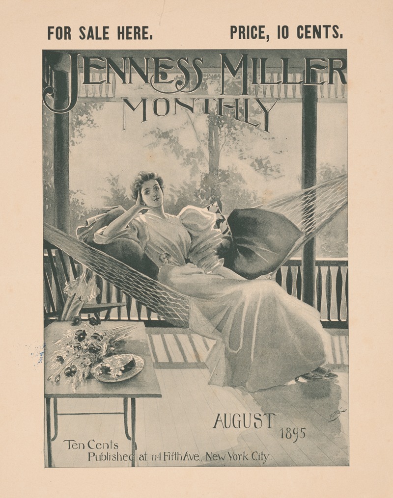 Jenness Miller Monthly, August by Аноним, 1895 — digital art print download