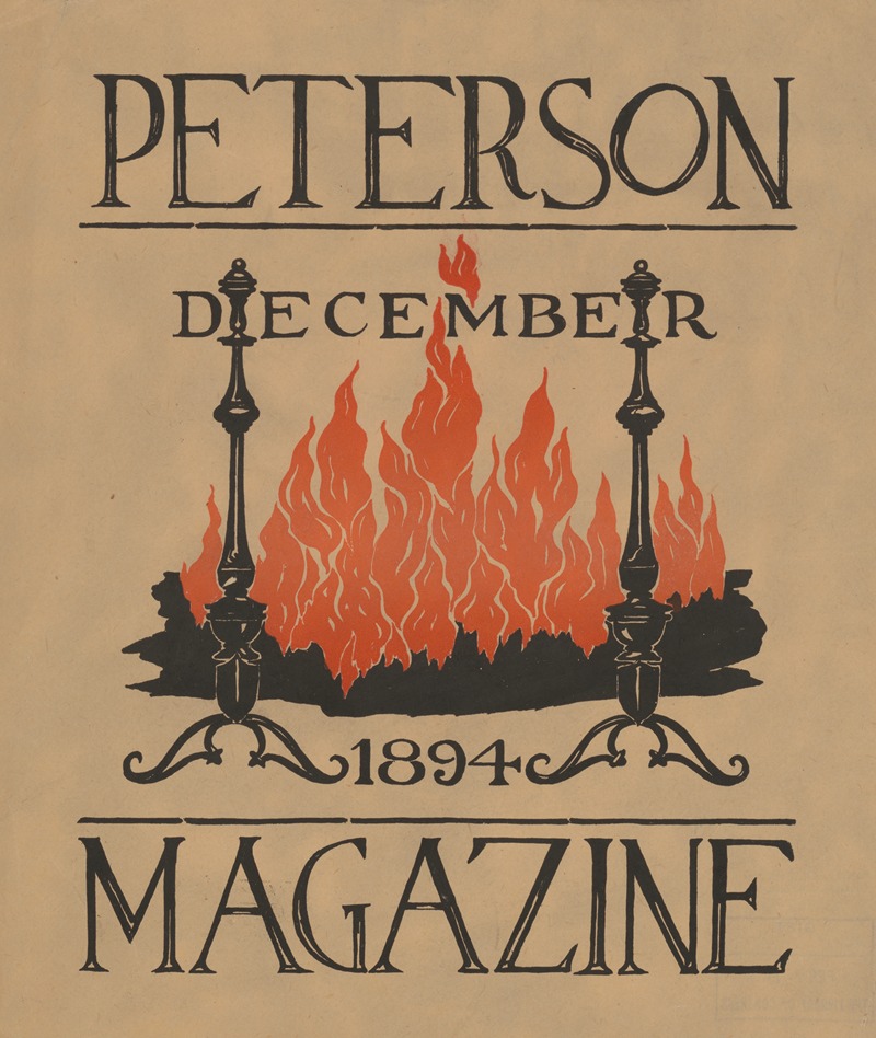 Peterson magazine. December by Аноним, 1894 — digital art print download