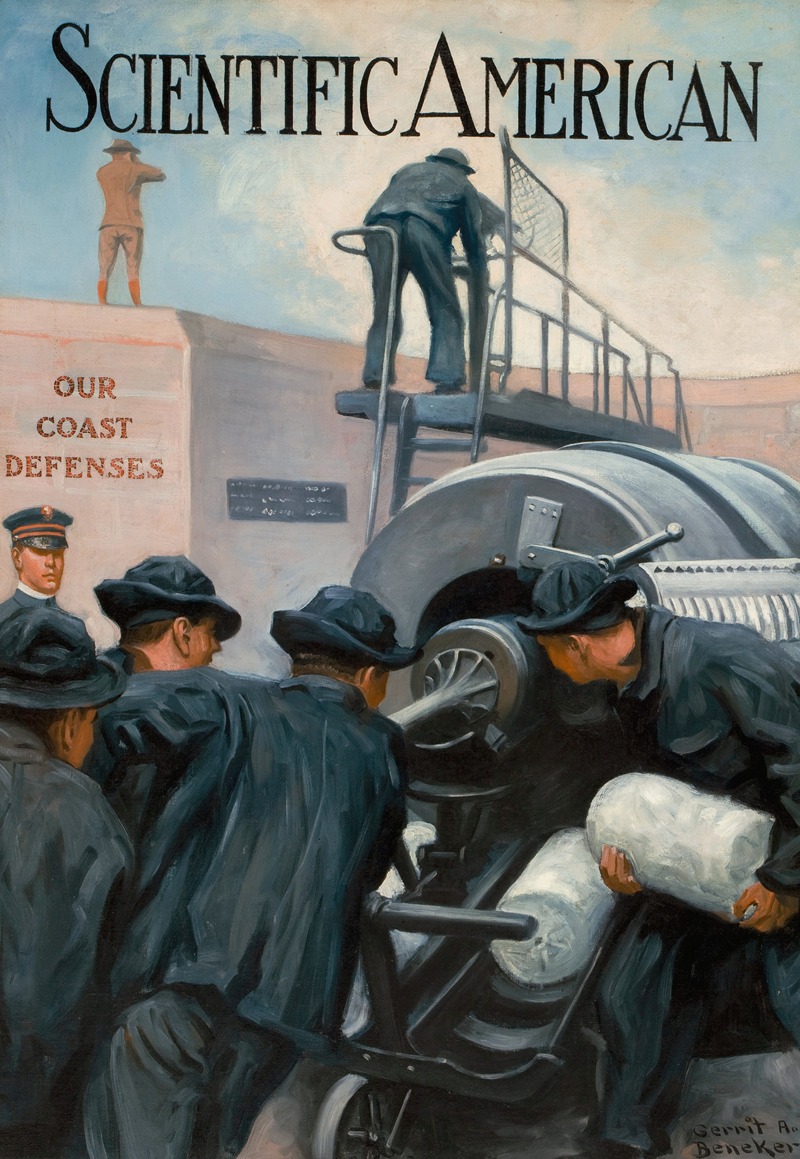 Our Coast Defenses by Gerrit Albertus Beneker, 1912 — digital art print download