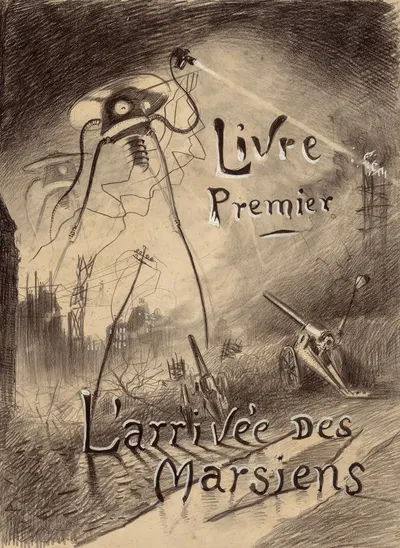 Livre Premier; L'arrivée des Martiens by Henrique Alvim Corrêa, 1906 — digital art print download