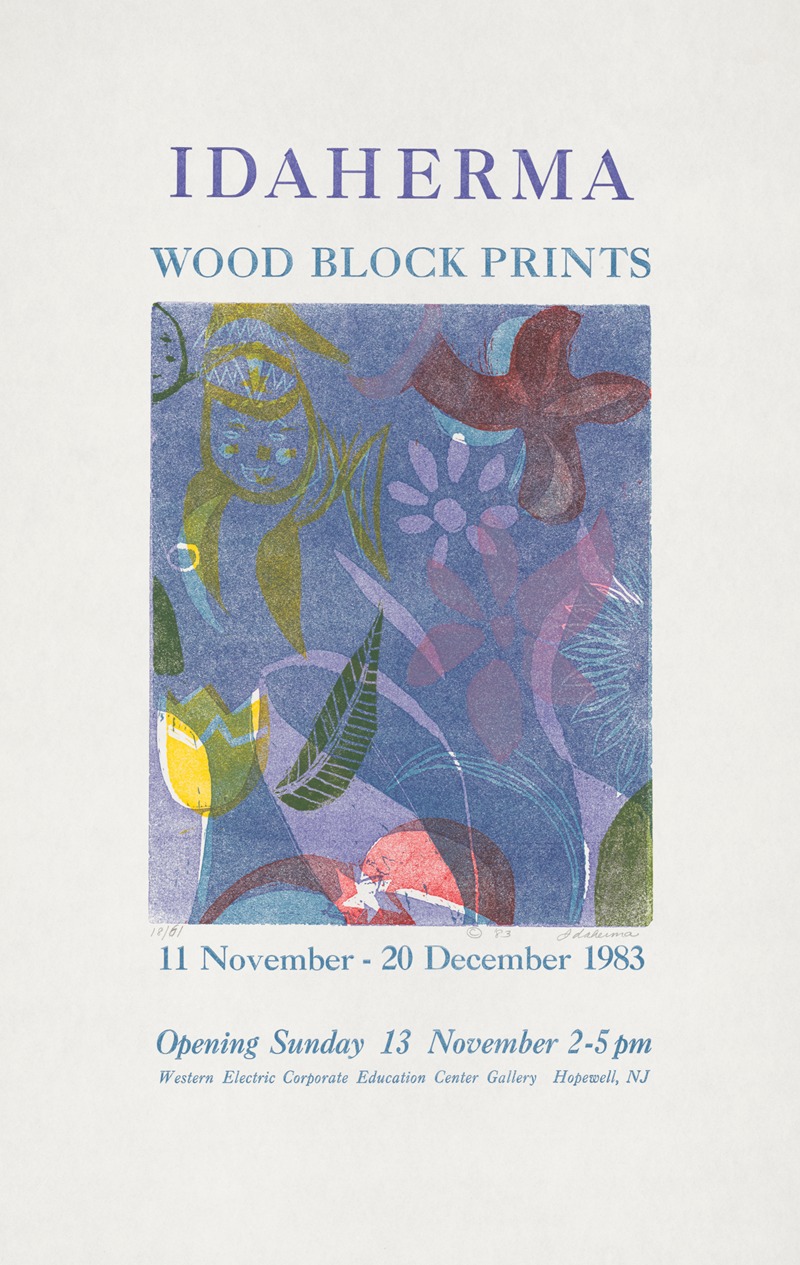 Idaherma wood block prints by Idaherma Williams, 1983 — digital art print download