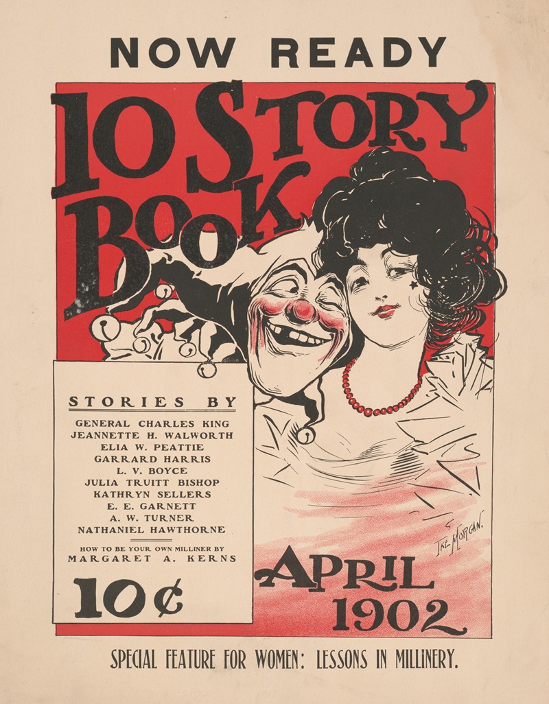 10 story book, April by Айк Морган, 1902 — digital art print download