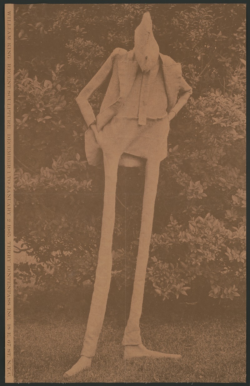 William King recent sculpture by John Waggaman, 1965 — digital art print download
