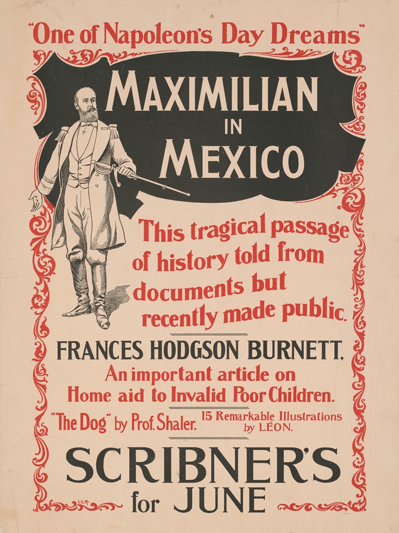 Maximilian in Mexico by L. L. Roush, 1894 — digital art print download