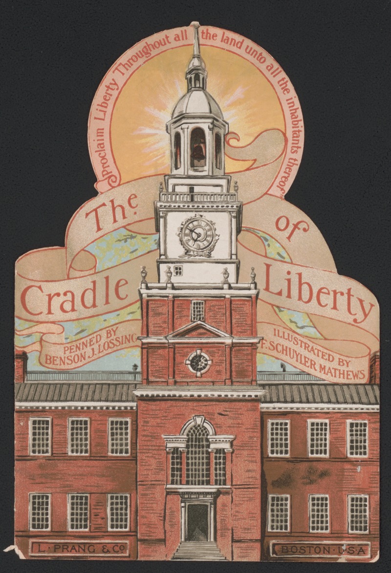 The cradle of liberty — Louis Prang & Co.