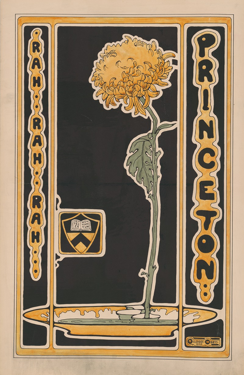 Princeton, rah, rah, rah by Nanon West, 1903 — digital art print download