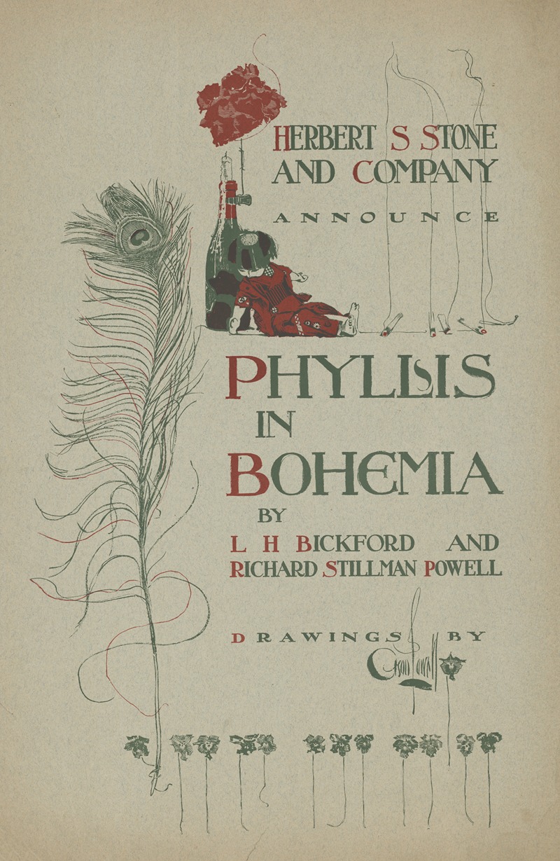 Phyllis in Bohemia by Orson Lowell, 1897 — digital art print download