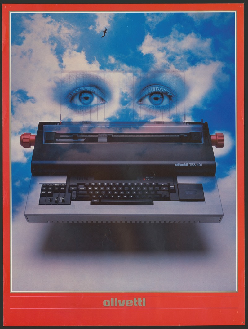 Olivetti a glimpse of tomorrow by Robert Vosburgh, 1970 — digital art print download