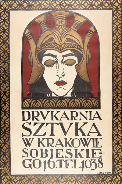 Drukarnia Sztuka w Krakowie by Eugeniusz Ludwik Dąbrowa-Dąbrowski, 1910-1913 — digital art print download