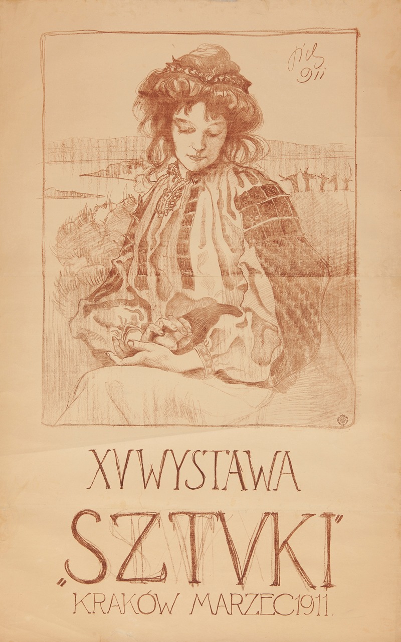 XV Wystawa 'Sztuki' by Казимеж Сихульский, 1911 — digital art print download