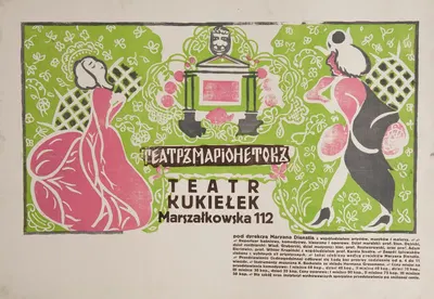Teatr kukiełek by Stanisław Dębicki, 1910 — digital art print download
