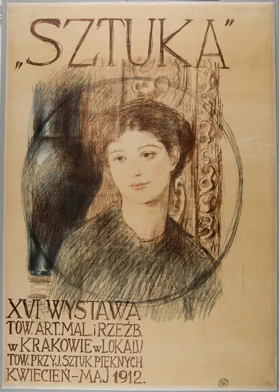 Sztuka. XVI Wystawa Towarzystwa by Teodor Axentowicz, 1912 — digital art print download