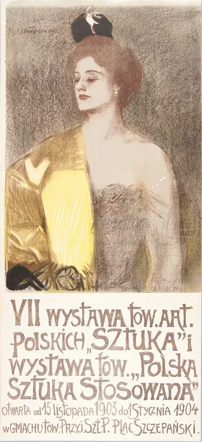 VII Wystawa Towarzystwa Artystów Polskich 'Sztuka' by Teodor Axentowicz, 1904 — digital art print download
