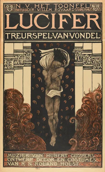 Lucifer Treurspel van Vondel. N.V.Het Tooneel dir; Willem Royaards, Muziek van Hubert Cuypers, Ontwerp Decor en Costumes…