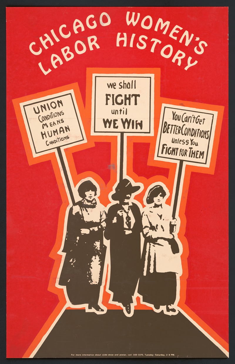Chicago women's labor history by Аноним — digital art print download