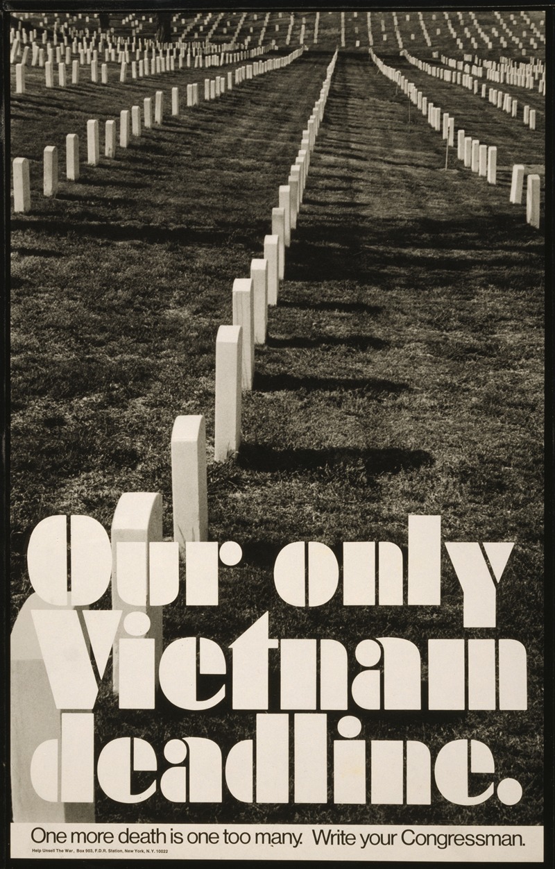 Our only Vietnam deadline by Аноним, 1965-1975 — digital art print download