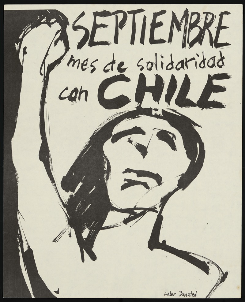 Septiembre, mes de solidaridad con Chile — Аноним