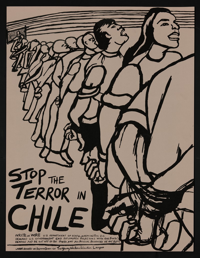 Stop the terror in Chile by Anonymous, 1970-1980 — digital art print download