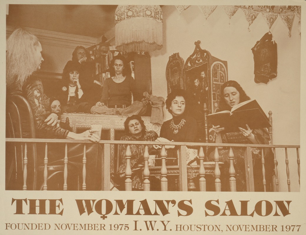 The Woman's salon by Anonymous, 1977 — digital art print download
