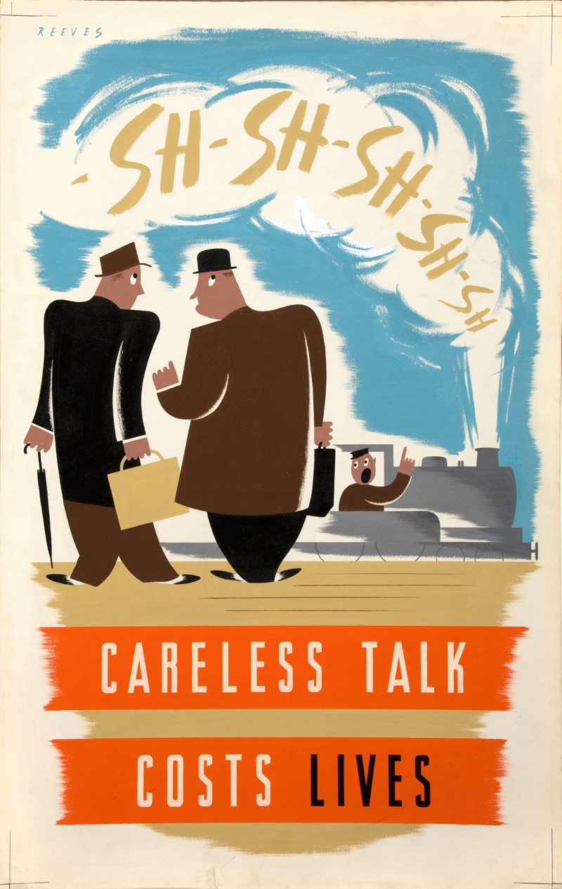 Careless talk costs lives by Аноним, 1939-1946 — digital art print download