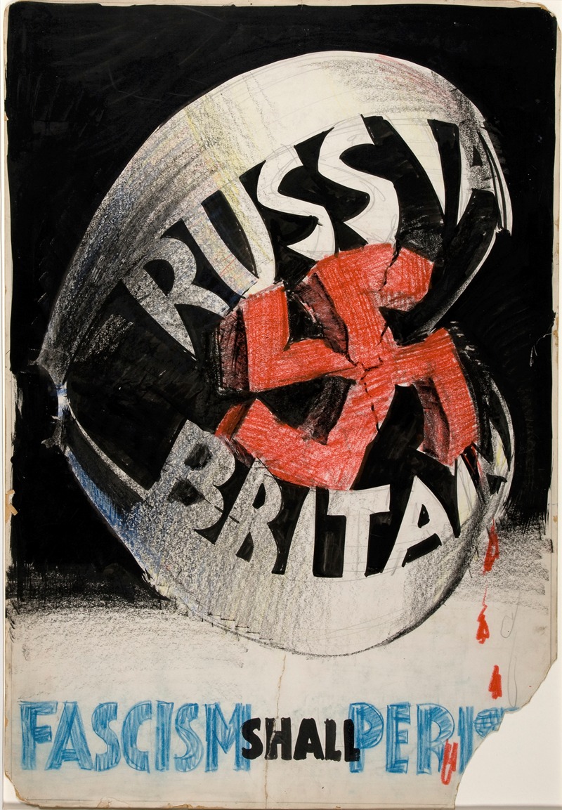 Fascism shall perish by Аноним — digital art print download