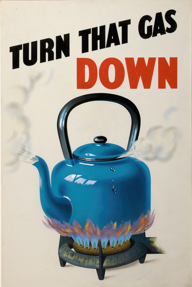 Turn that gas down by Аноним, 1939-1946 — digital art print download