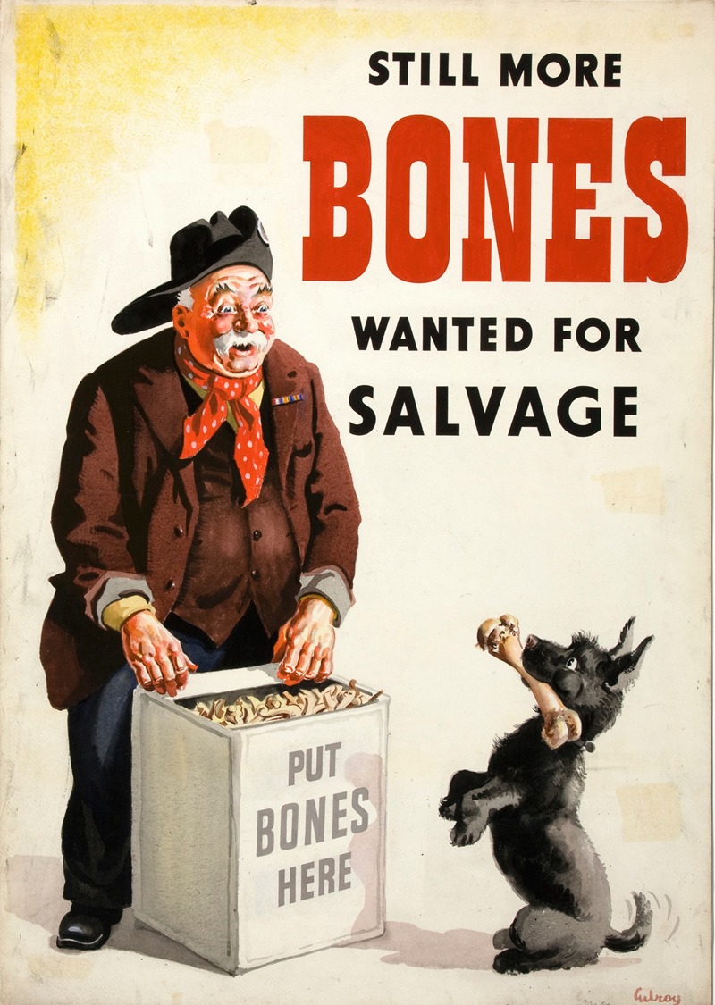 Still more bones wanted for salvage by John Gilroy — digital art print download