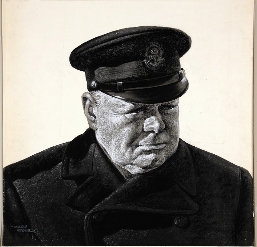 Winston Churchill in Trinity House uniform — Marc Stone